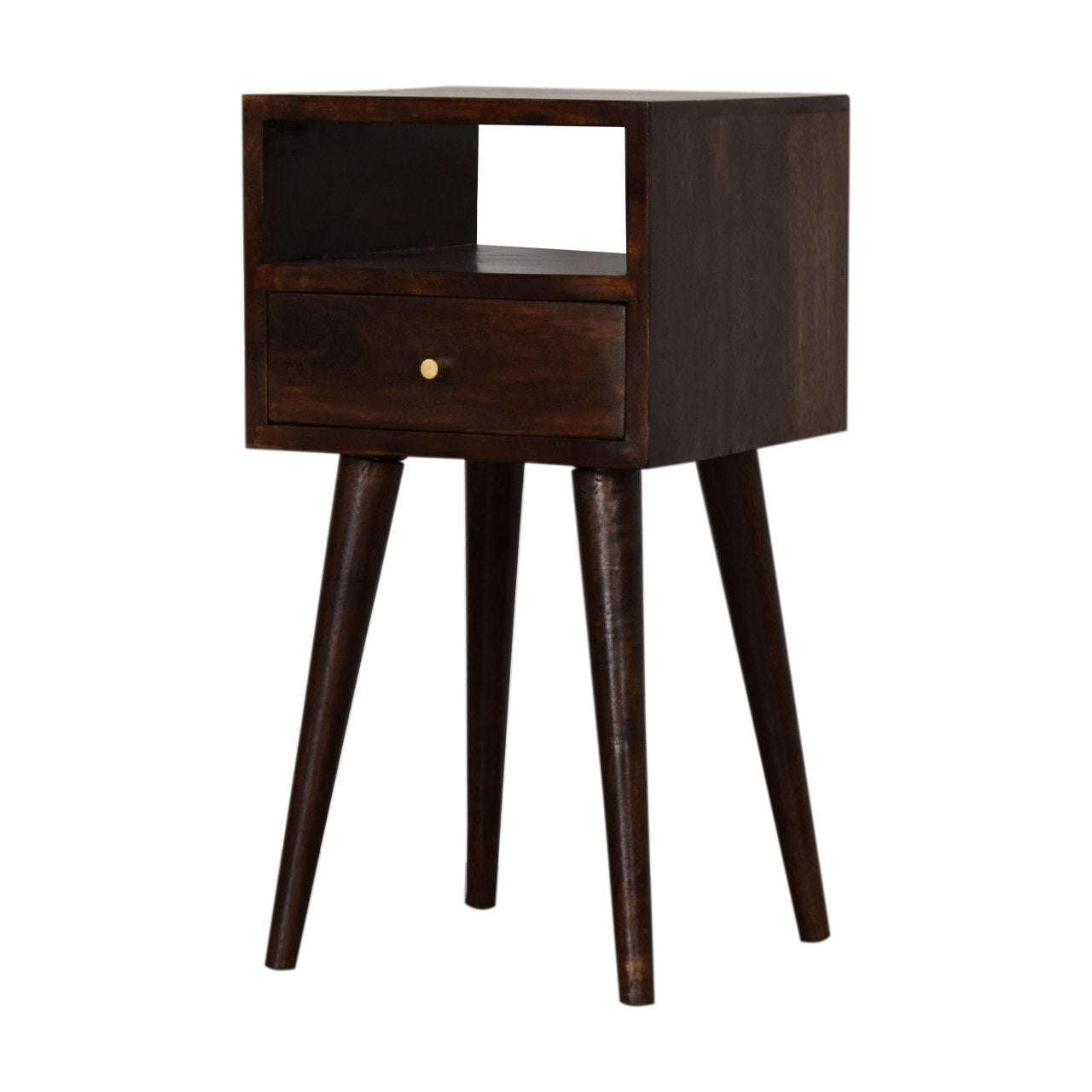 Ashpinoke:Mini Walnut Bedside-Bedsides-Artisan