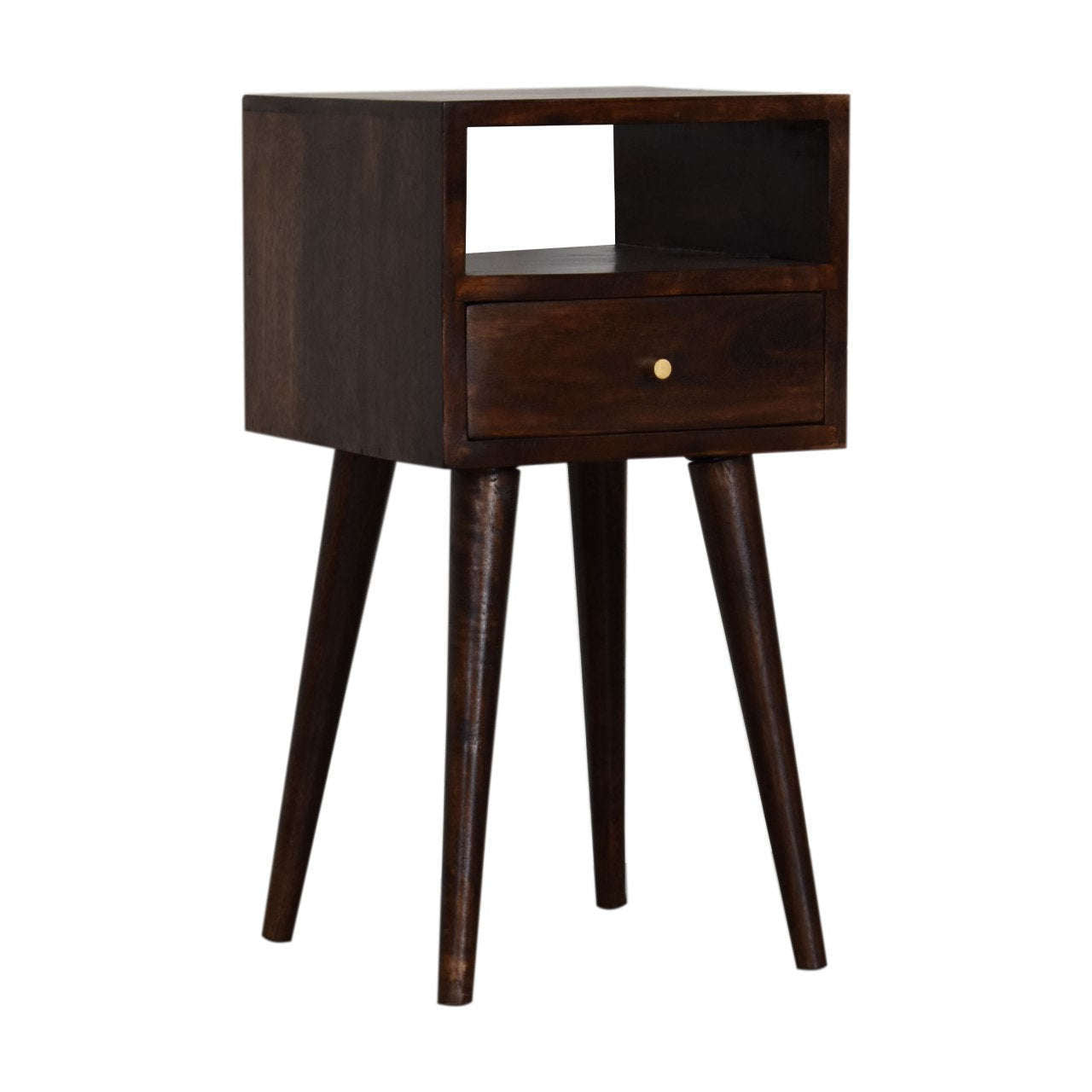 Ashpinoke:Mini Walnut Bedside-Bedsides-Artisan