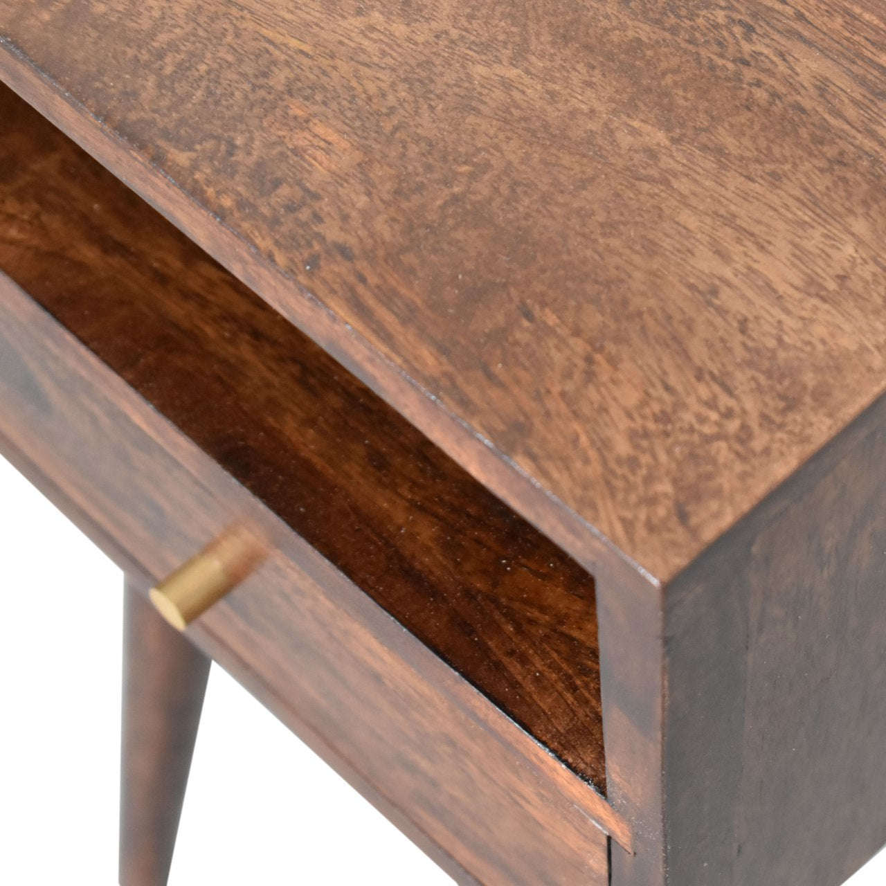 Ashpinoke:Mini Walnut Bedside-Bedsides-Artisan