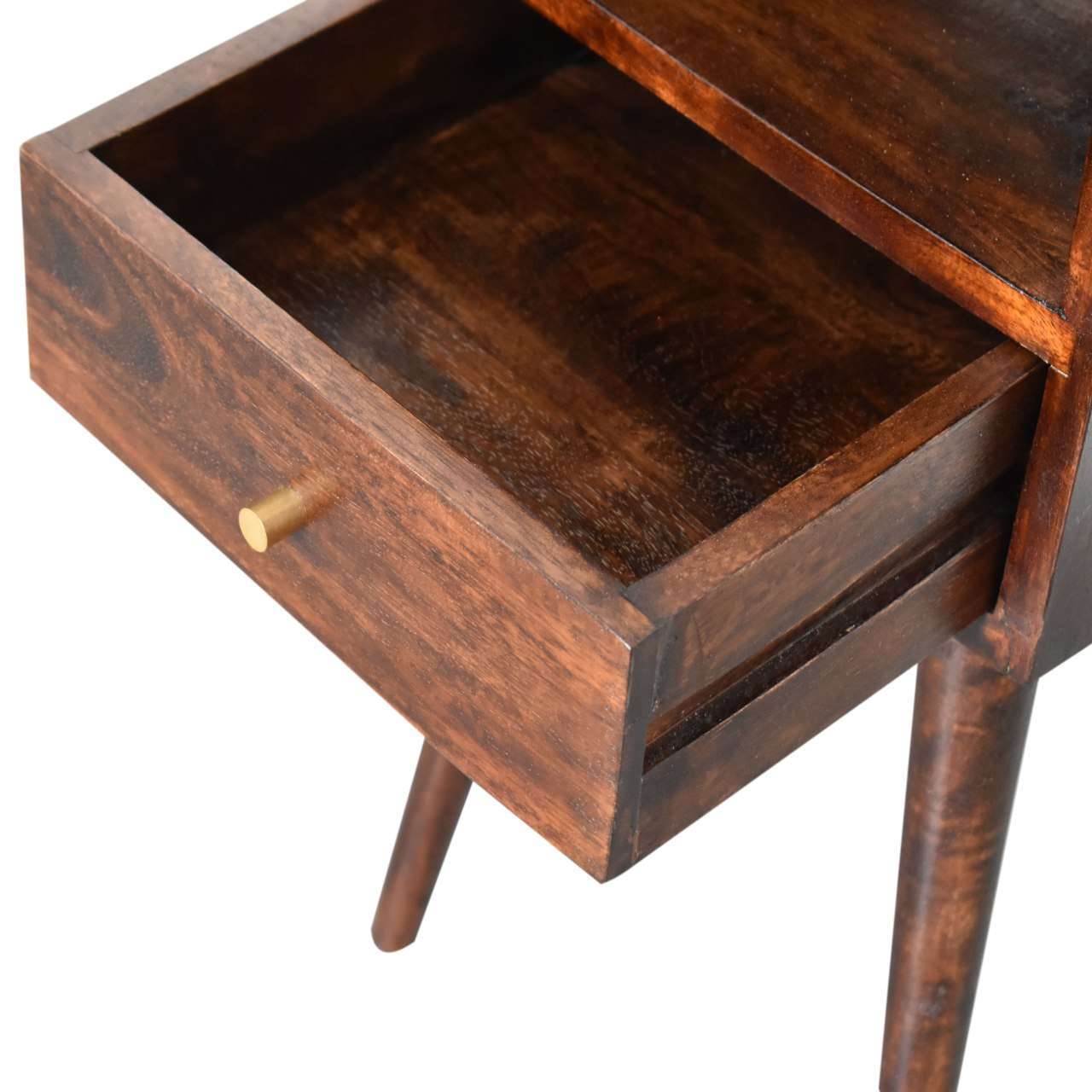 Ashpinoke:Mini Walnut Bedside-Bedsides-Artisan