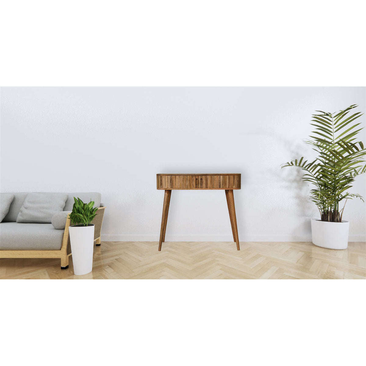 Ashpinoke:Mokka Console Table-Console and Hall Tables-Artisan