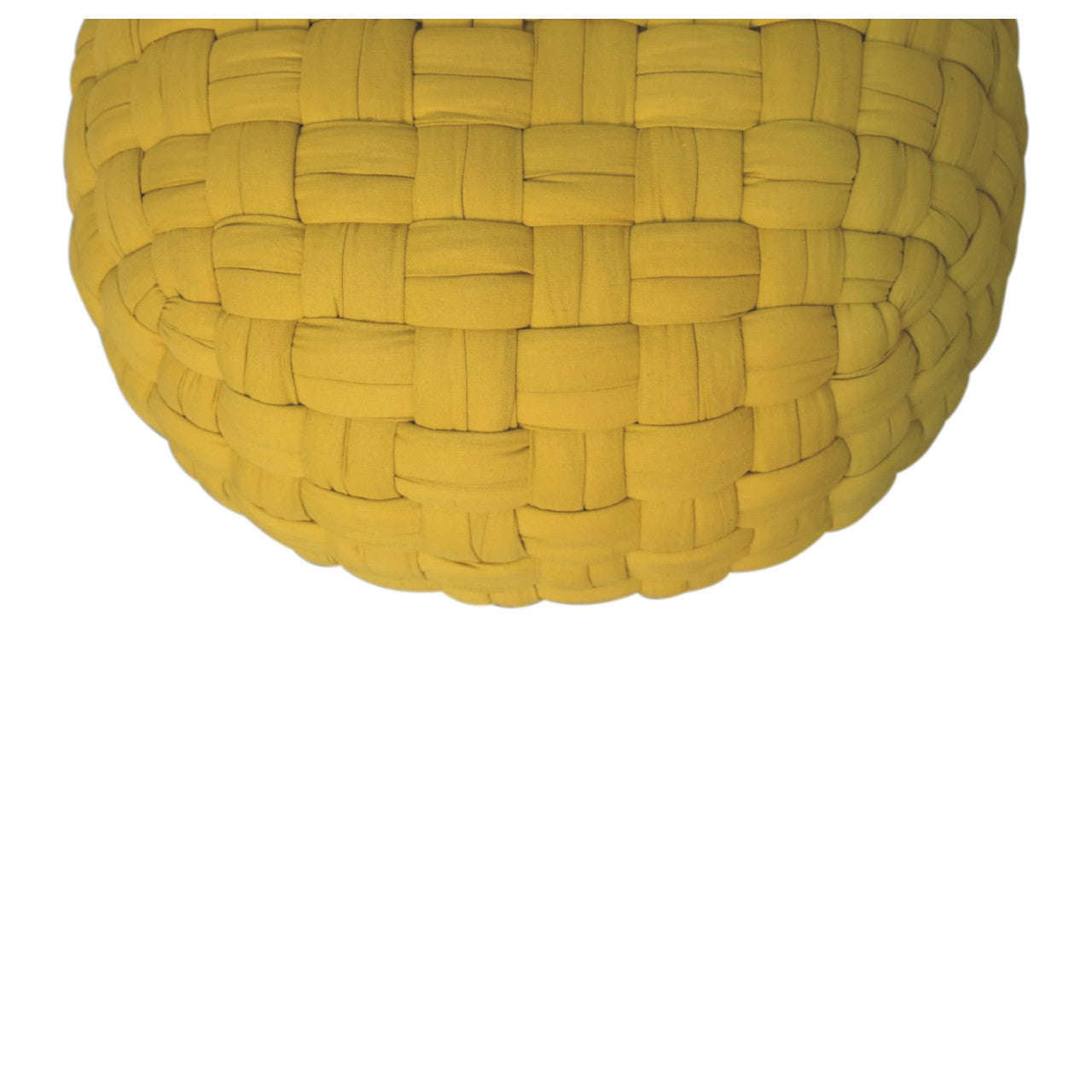 Ashpinoke:Mustard Tube Pouffe-Footstools-Artisan