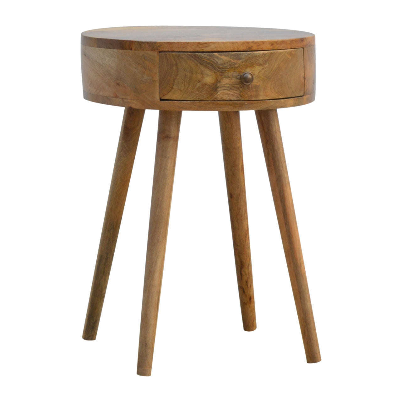 Ashpinoke:Nordic Circular Shaped Bedside-Bedsides-Artisan