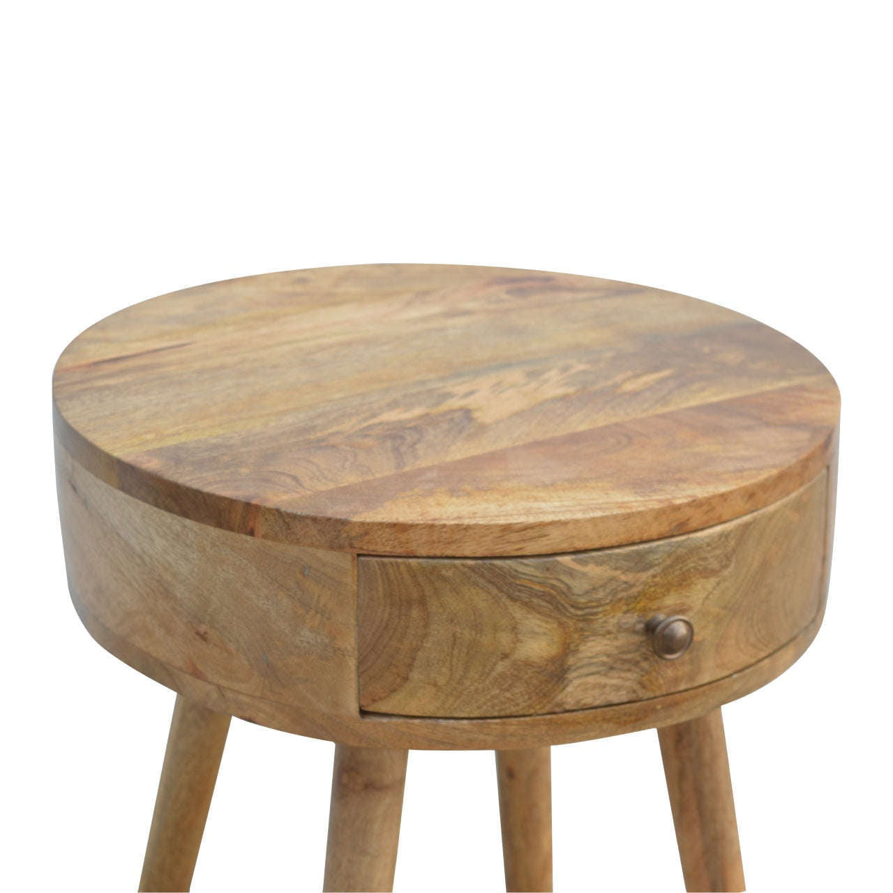 Ashpinoke:Nordic Circular Shaped Bedside-Bedsides-Artisan