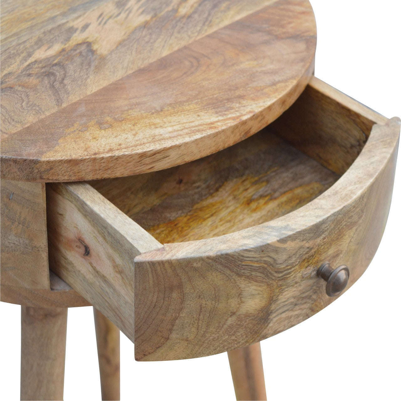 Ashpinoke:Nordic Circular Shaped Bedside-Bedsides-Artisan