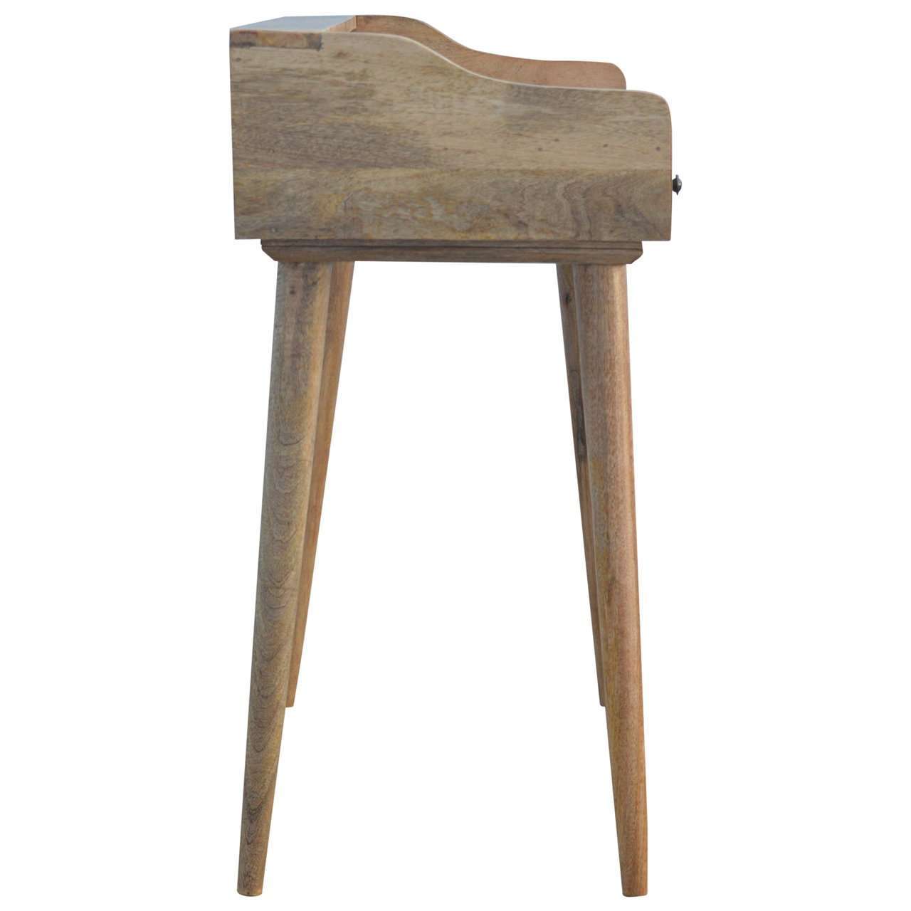 Ashpinoke:Nordic Style Gallery Back Writing Desk-Desks-Artisan