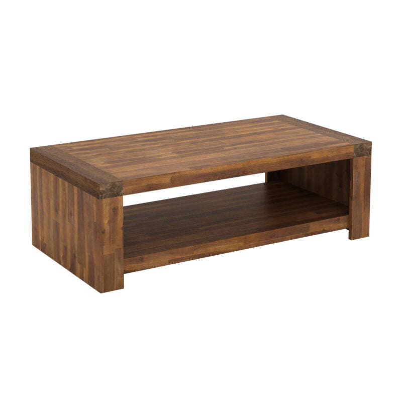 Ashpinoke:Parkfield Solid Acacia Coffee & Lamp Table-Coffee Tables-Heartlands Furniture