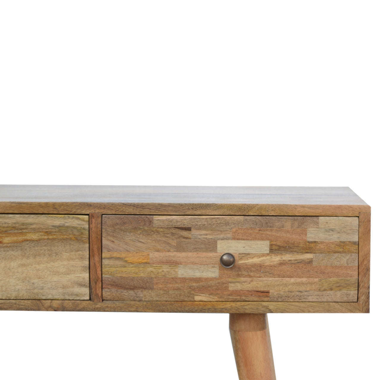 Ashpinoke:Patchwork Patterned Console Table-Console and Hall Tables-Artisan