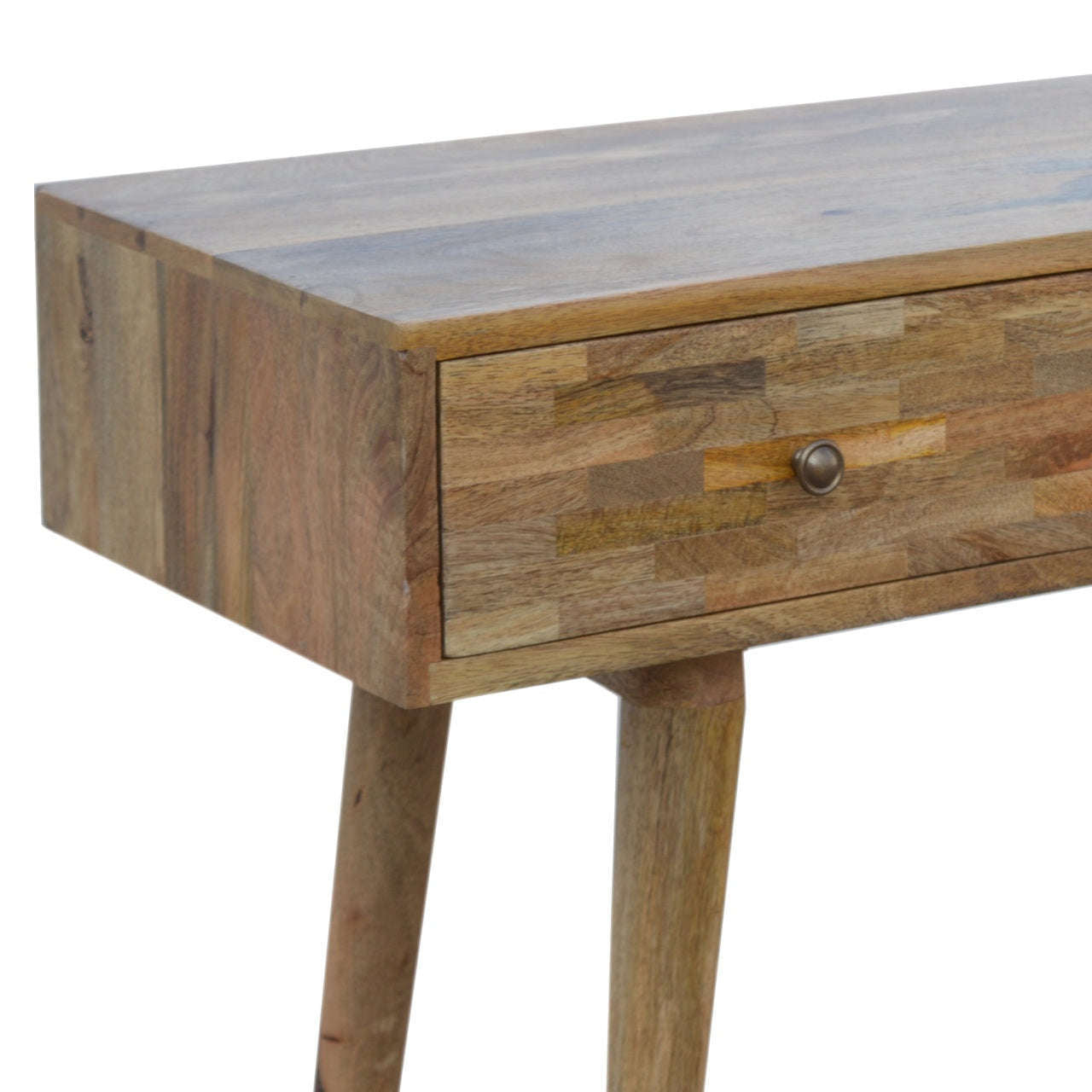 Ashpinoke:Patchwork Patterned Console Table-Console and Hall Tables-Artisan