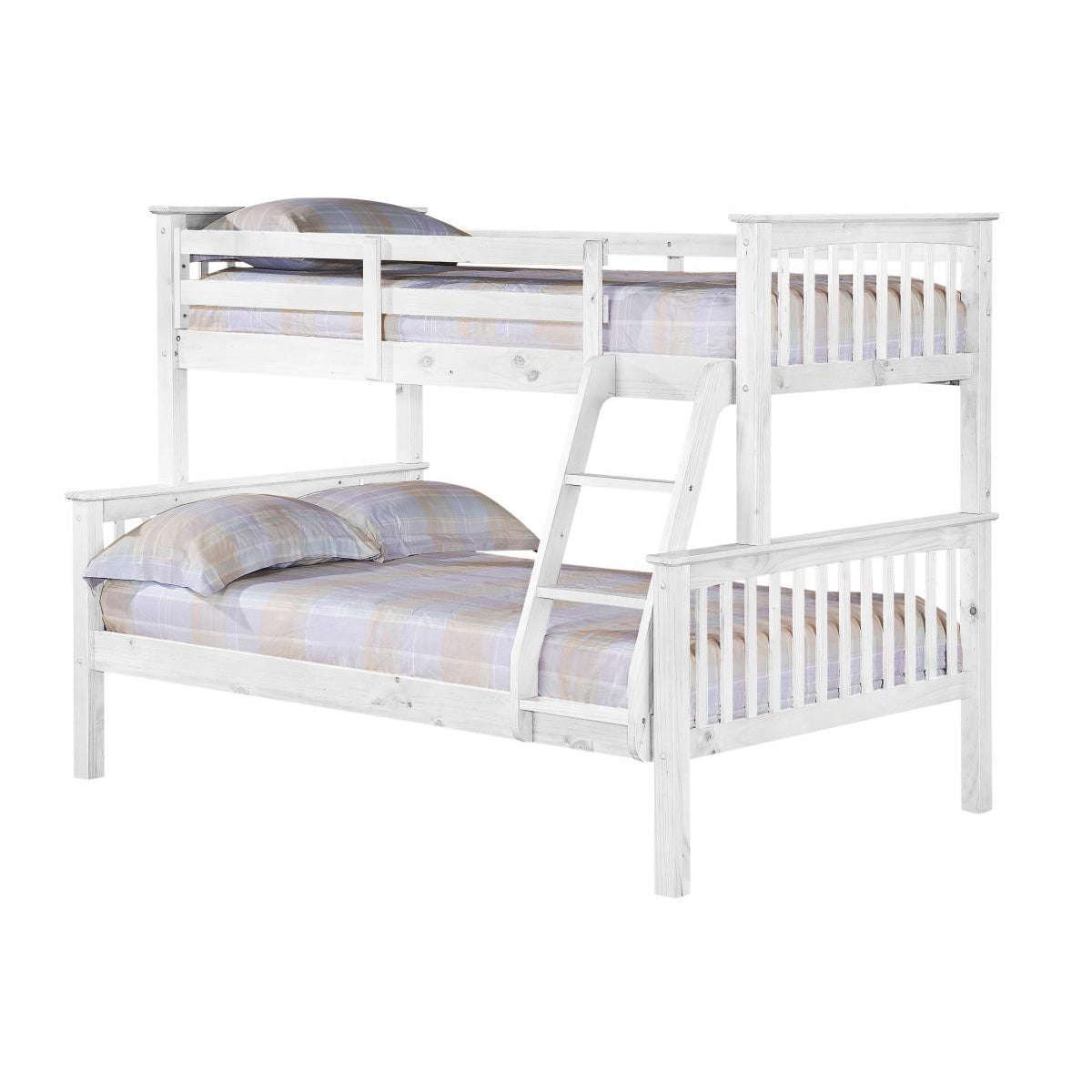 Ashpinoke:Porto Triple Bunk Bed White-Bunks-Heartlands Furniture