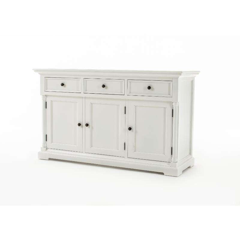 Ashpinoke:Provence Collection Classic Sideboard with 3 doors in Classic White-Sideboards-NovaSolo