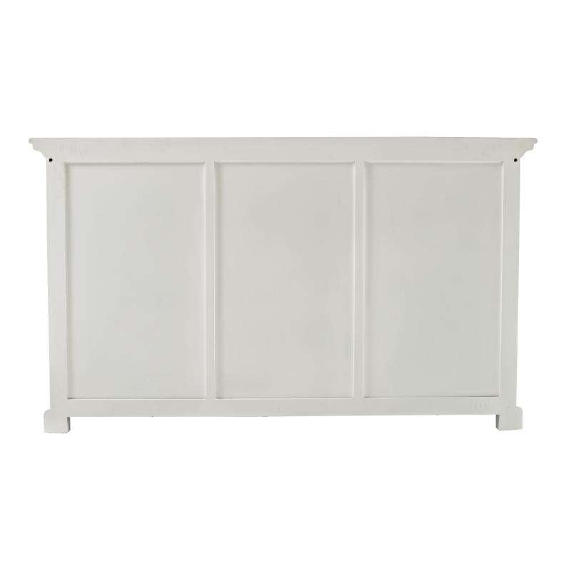 Ashpinoke:Provence Collection Classic Sideboard with 3 doors in Classic White-Sideboards-NovaSolo