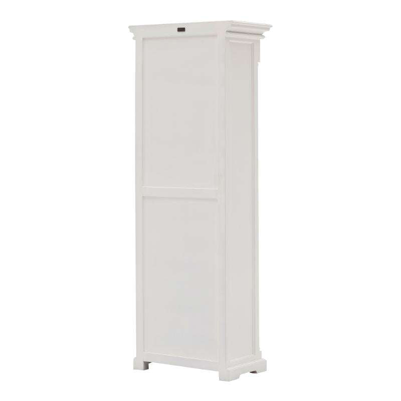 Ashpinoke:Provence Collection Glass Cabinet in Classic White-Cabinets-NovaSolo