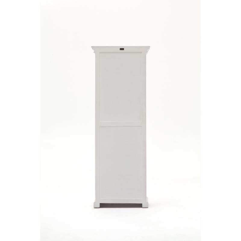 Ashpinoke:Provence Collection Glass Cabinet in Classic White-Cabinets-NovaSolo