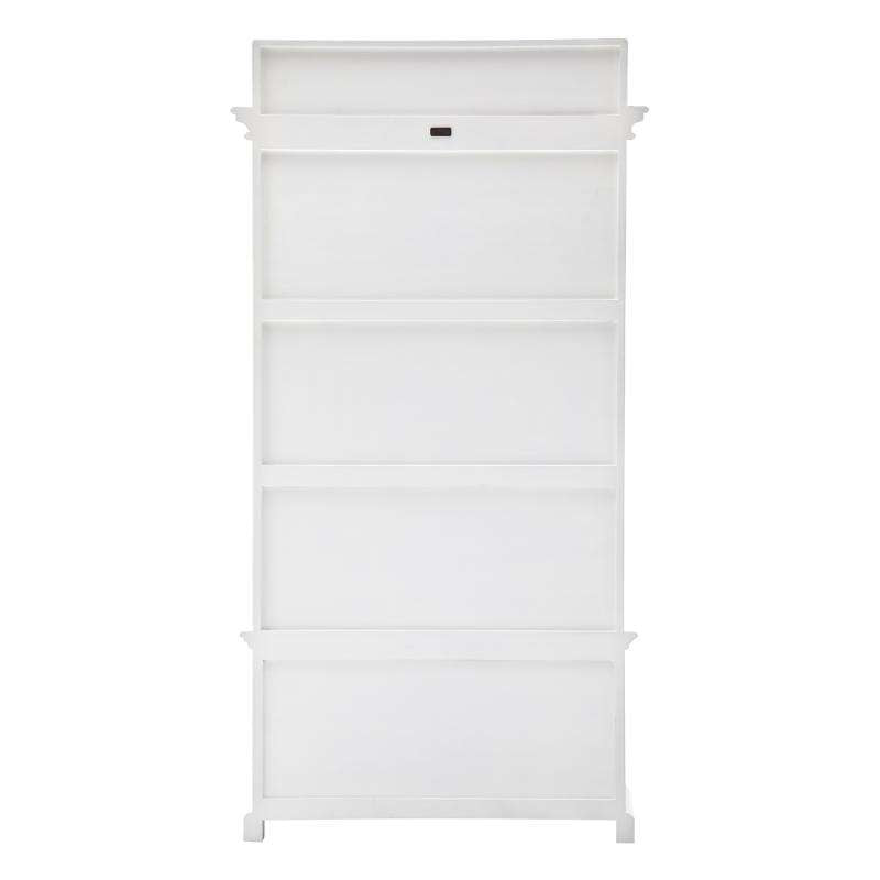Ashpinoke:Provence Collection Hall Tree in Classic White-Coat and Hat Racks-NovaSolo