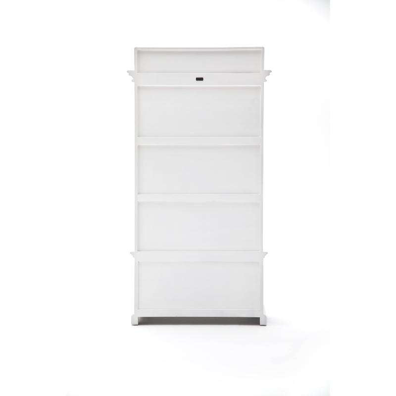 Ashpinoke:Provence Collection Hall Tree in Classic White-Coat and Hat Racks-NovaSolo