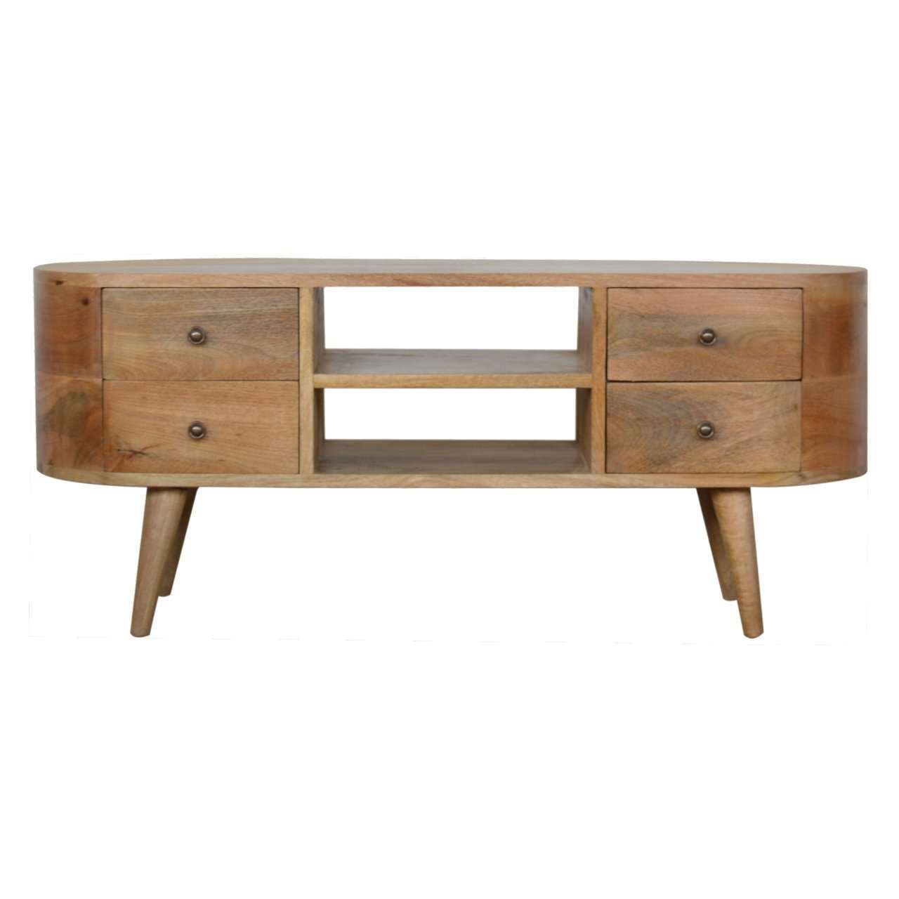 Ashpinoke:Rounded Entertainment Unit-Media Units-Artisan