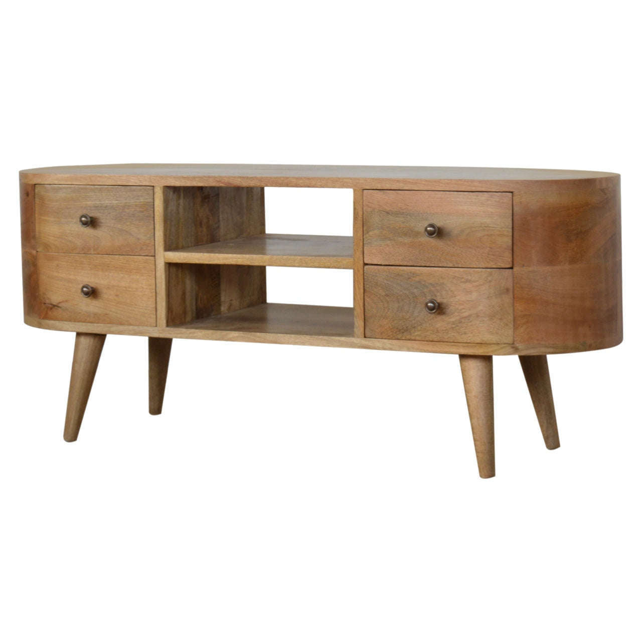 Ashpinoke:Rounded Entertainment Unit-Media Units-Artisan