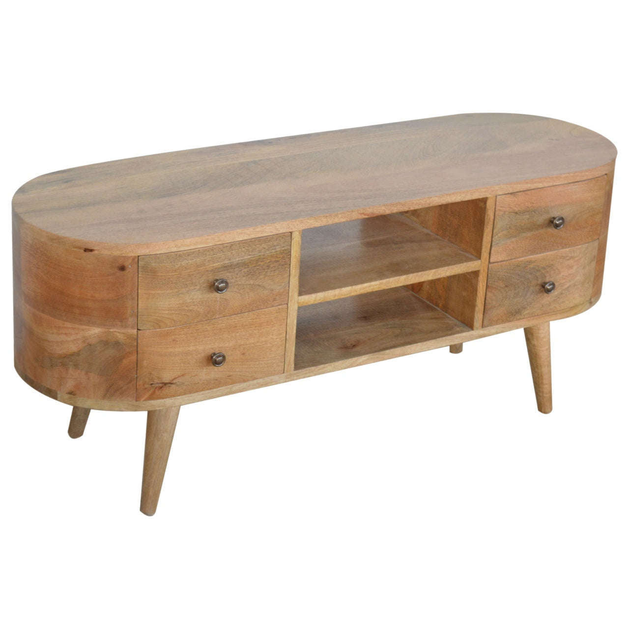 Ashpinoke:Rounded Entertainment Unit-Media Units-Artisan