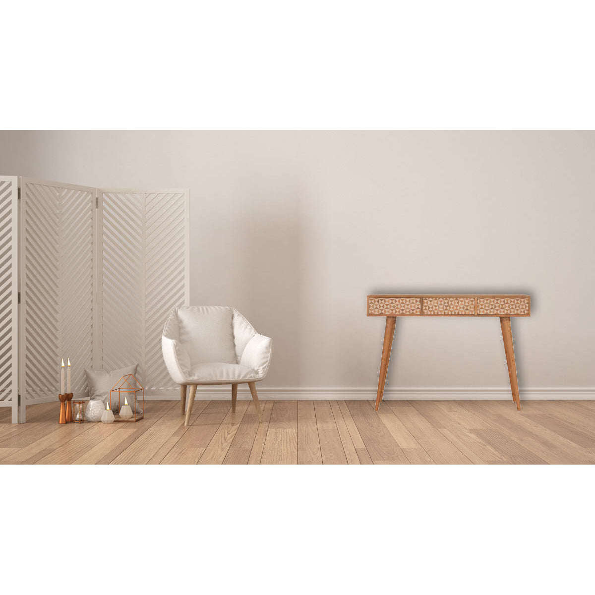 Ashpinoke:Sarina Console Table-Console and Hall Tables-Artisan