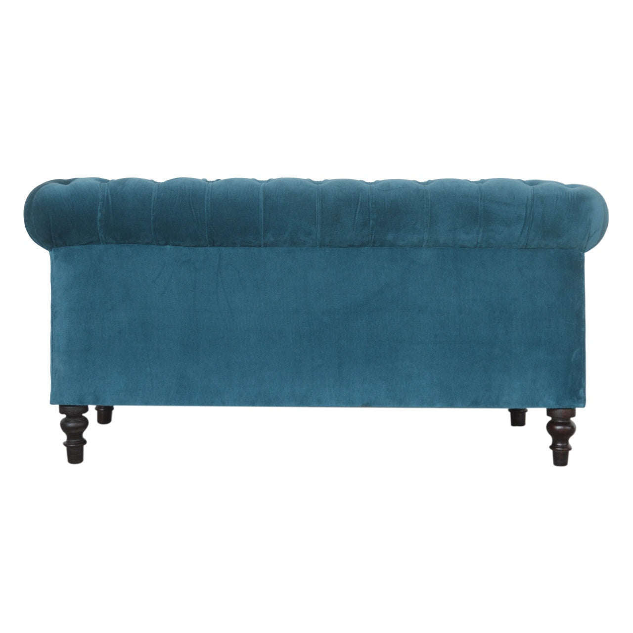 Ashpinoke:Teal Chesterfield Sofa-Sofas-Artisan