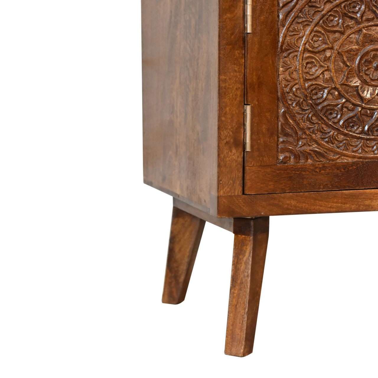 Ashpinoke:Tova Open Shelf Cabinet-Cabinets-Artisan