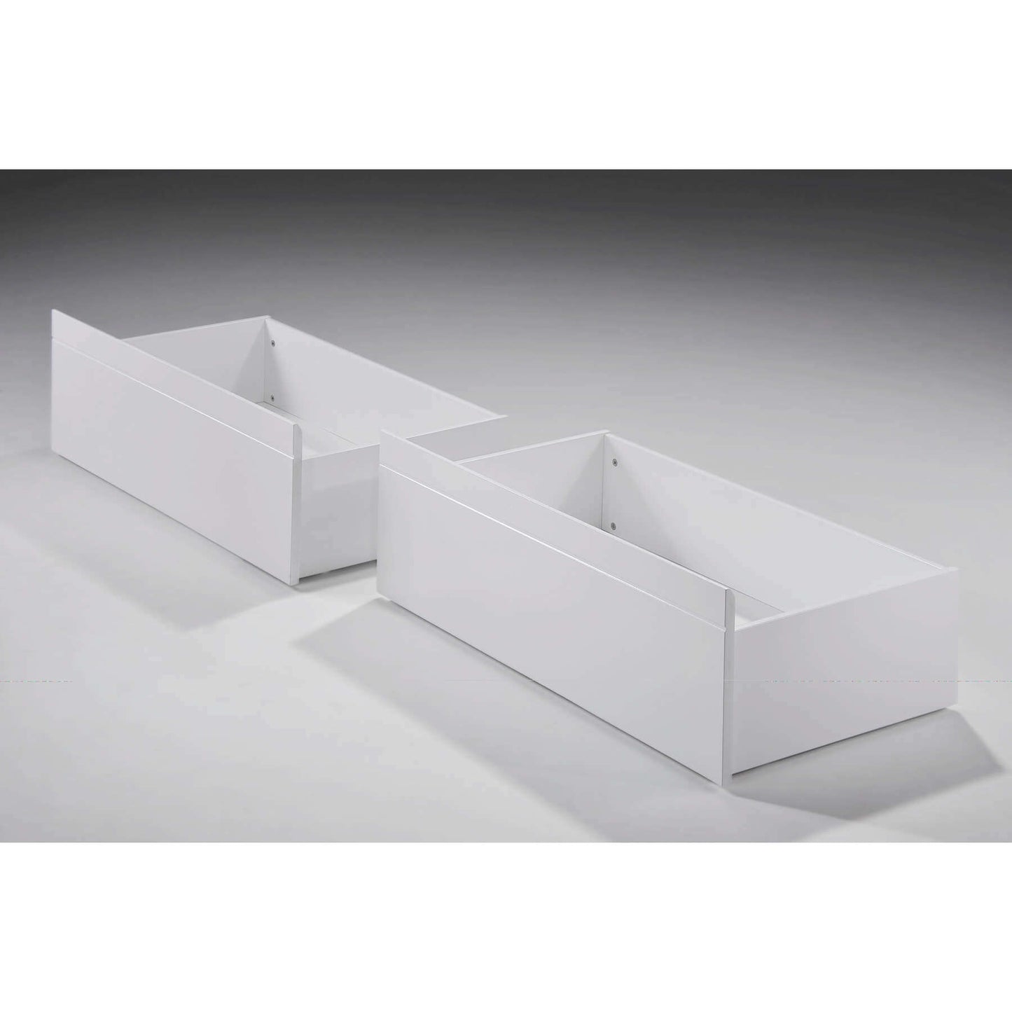 Ashpinoke:Tripoli Solid Wood Bunk Bed Drawers Pair White-Storage-Heartlands Furniture