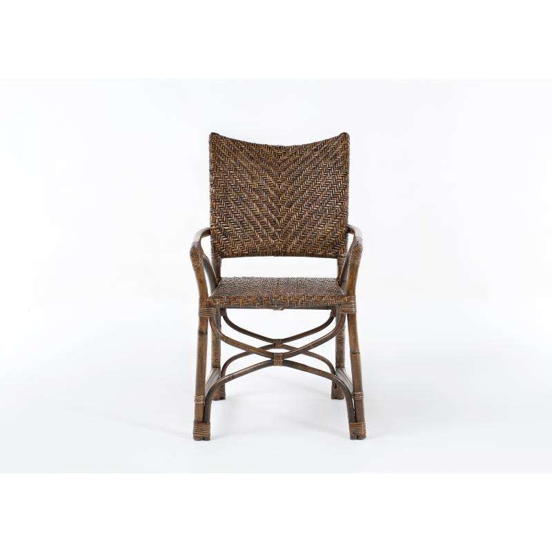 Ashpinoke:Wickerworks Collection Countess Chair (Set of 2) in Rustic-Chairs-NovaSolo