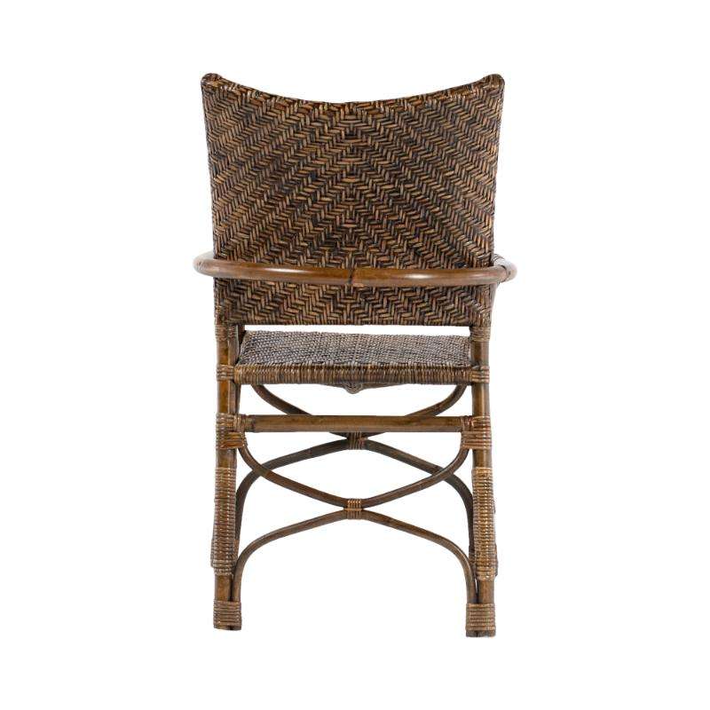 Ashpinoke:Wickerworks Collection Countess Chair (Set of 2) in Rustic-Chairs-NovaSolo