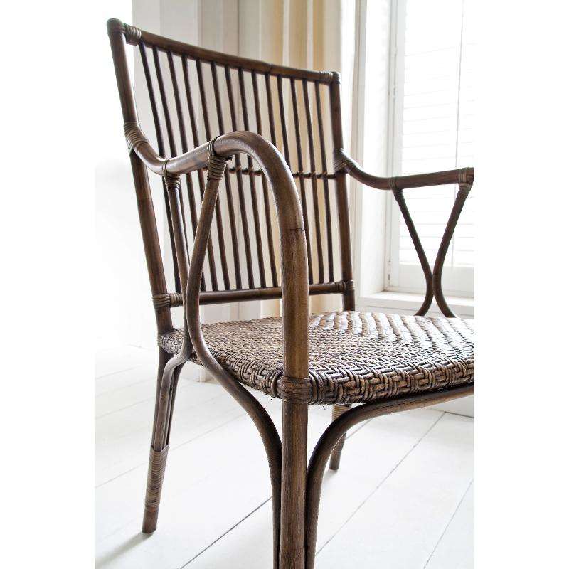 Ashpinoke:Wickerworks Collection Duke Chair (Set of 2) in Rustic-Chairs-NovaSolo