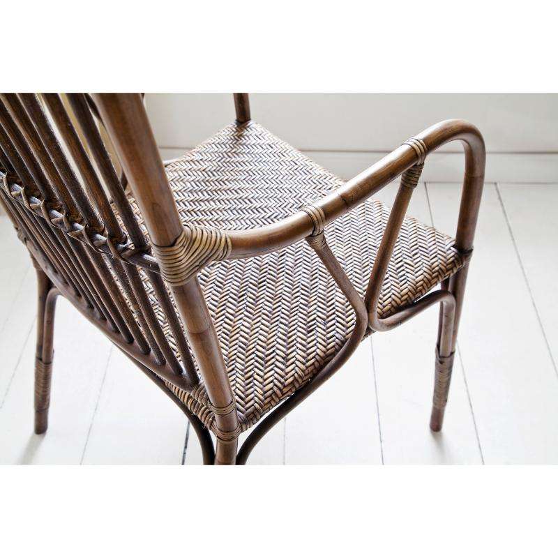Ashpinoke:Wickerworks Collection Duke Chair (Set of 2) in Rustic-Chairs-NovaSolo