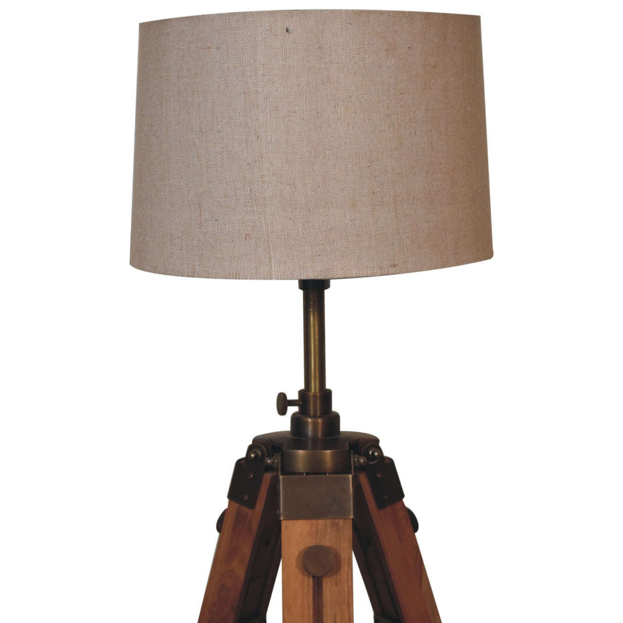 Ashpinoke:Wooden Tripod Lamp-Lighting-Artisan