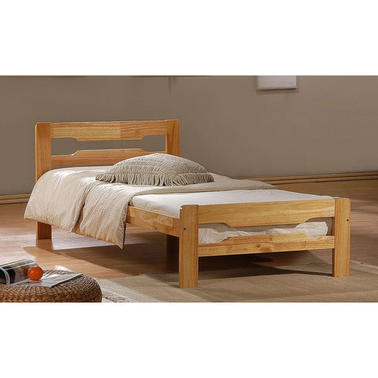 Ashpinoke:Amelia Solid Wood Single Bed White,Single Beds,Heartlands Furniture