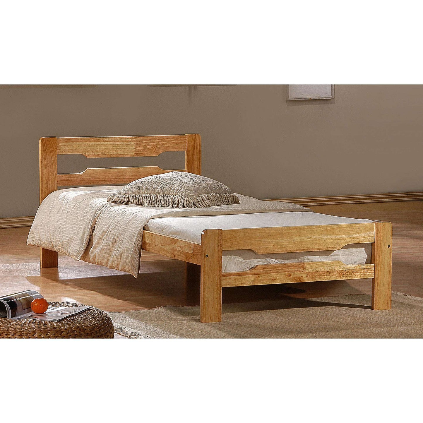 Ashpinoke:Amelia Solid Wood Single Bed,Single Beds,Heartlands Furniture