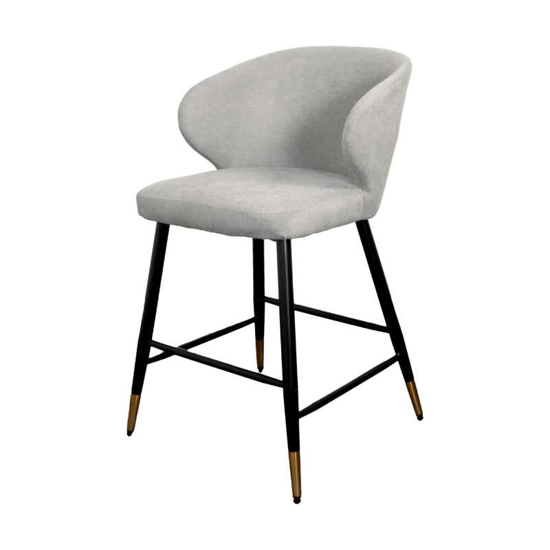 Ashpinoke - Manhattan Grey Kitchen Bar Stool (set of 2)