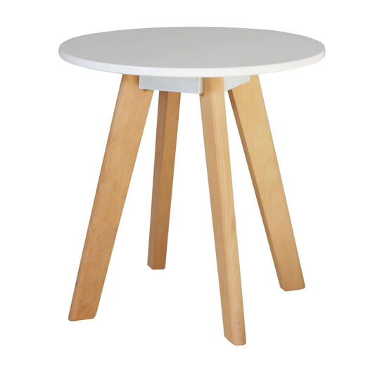 Ashpinoke:Belgium Round Lamp Table White,Lamp Tables,Heartlands Furniture