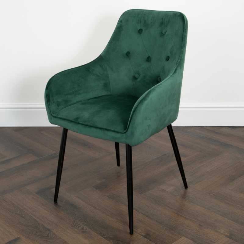 Ashpinoke - Chesterfield Green Dining Chair (set of 2)