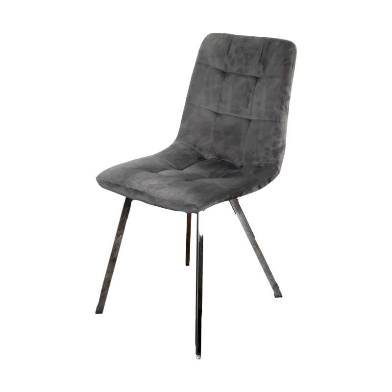 Ashpinoke - Squared Grey Dining Chair (set of 2)