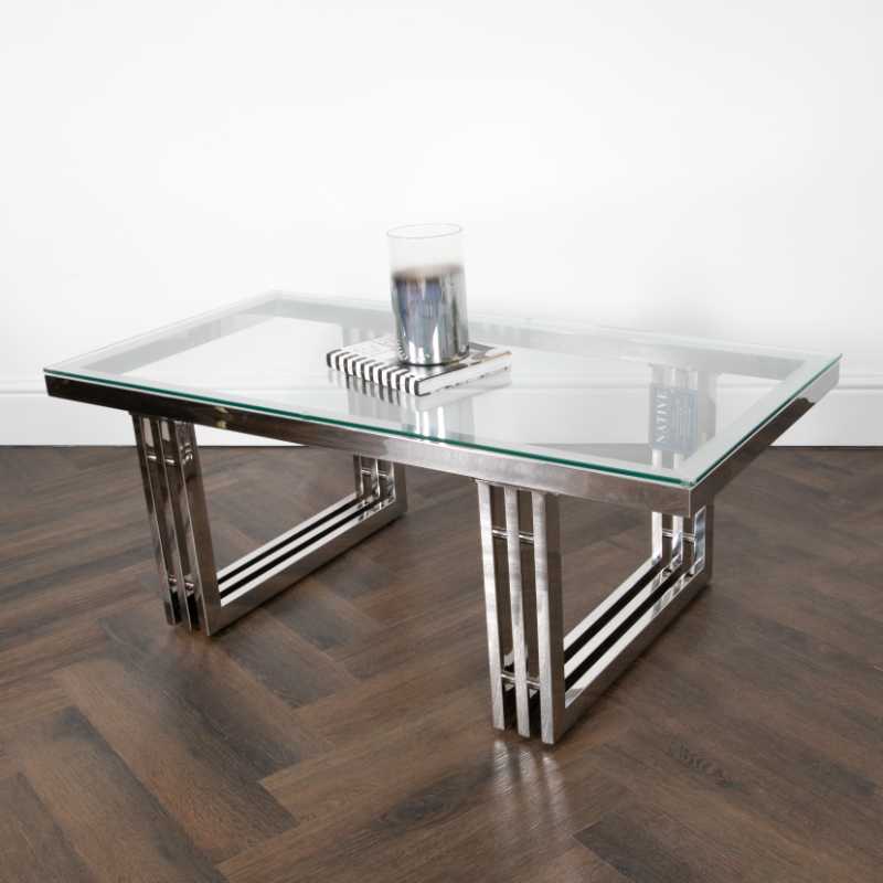Ashpinoke - Zurich Silver Coffee Table