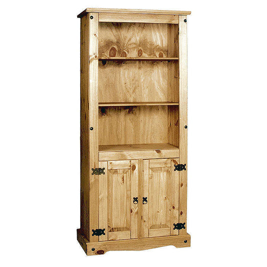 Ashpinoke:Corona Bookcase with Doors,Bookcases,Heartlands Furniture