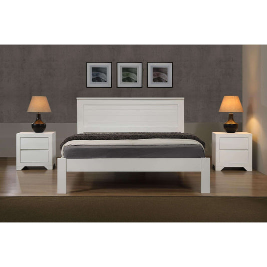 Ashpinoke:Etna King Size Bed White,King Size Beds,Heartlands Furniture