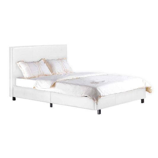 Ashpinoke:Fusion Polyurethane King Size Bed White,King Size Beds,Heartlands Furniture