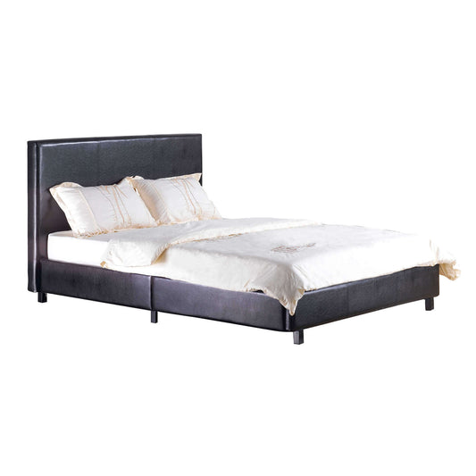 Ashpinoke:Fusion Polyurethane King Size Bed Black,King Size Beds,Heartlands Furniture