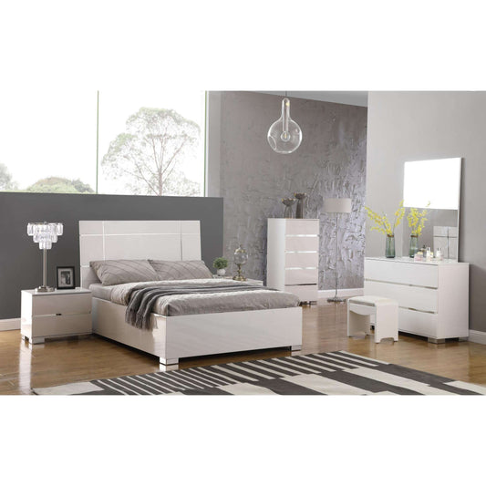 Ashpinoke:Helsinki High Gloss King Size Bed White,King Size Beds,Heartlands Furniture