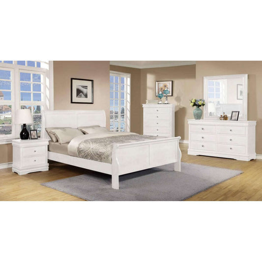 Ashpinoke:Horizon 5 Pc Bedroom Set White,Bedroom Sets,Heartlands Furniture