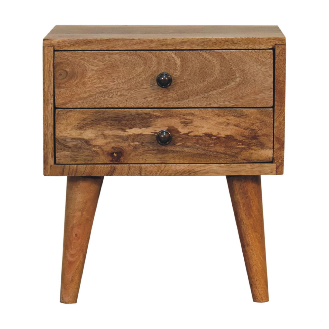 Mini Oak-ish Modern Solid Wood Bedside