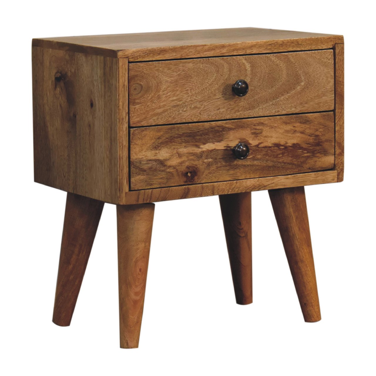 Mini Oak-ish Modern Solid Wood Bedside