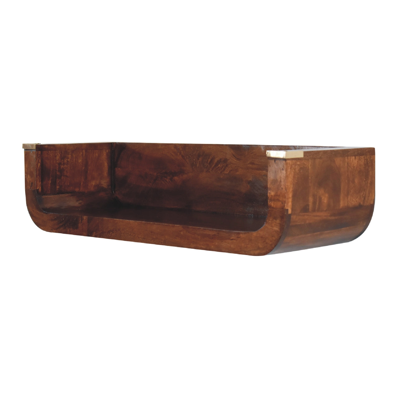 Indira Chestnut Floating Console Table