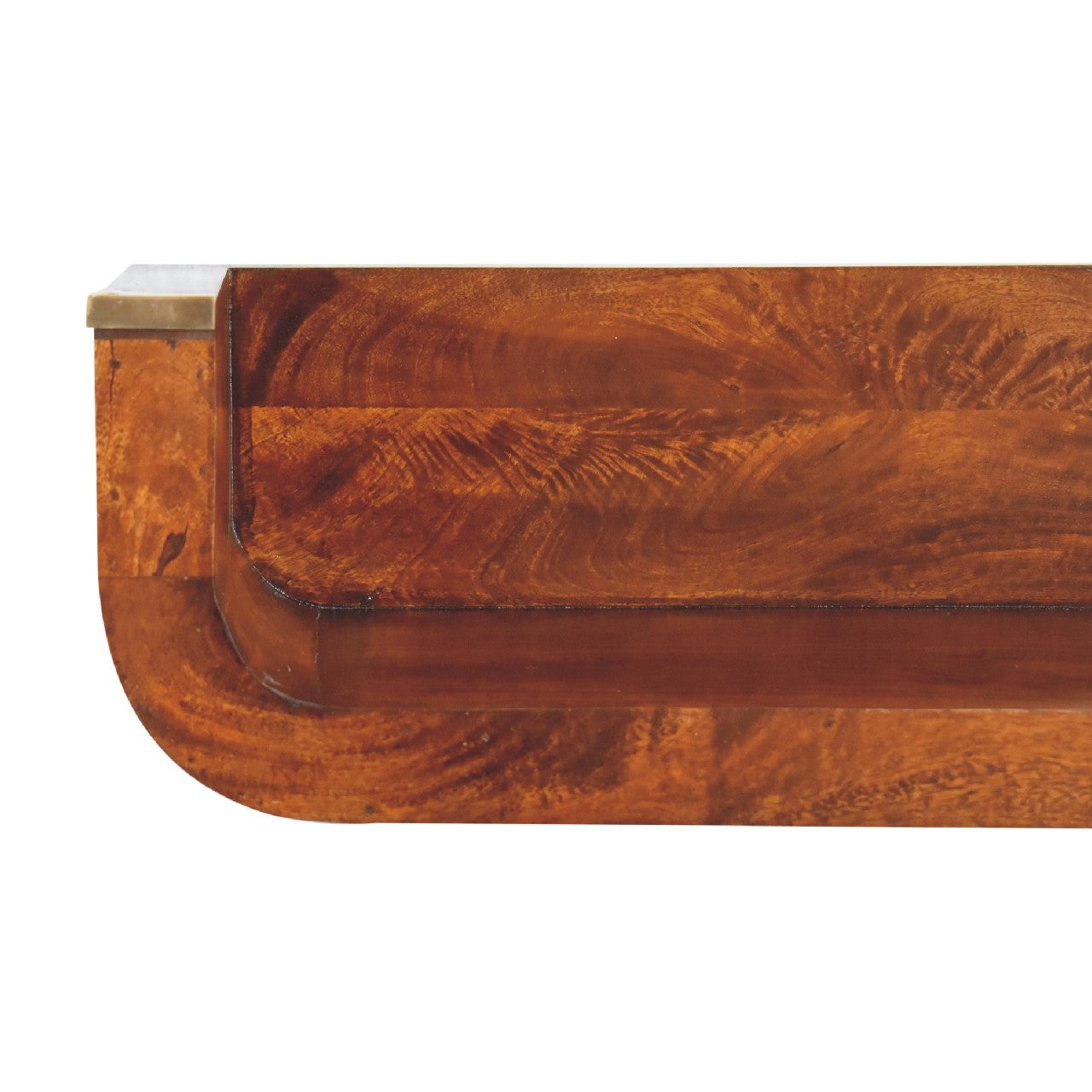 Indira Chestnut Floating Console Table