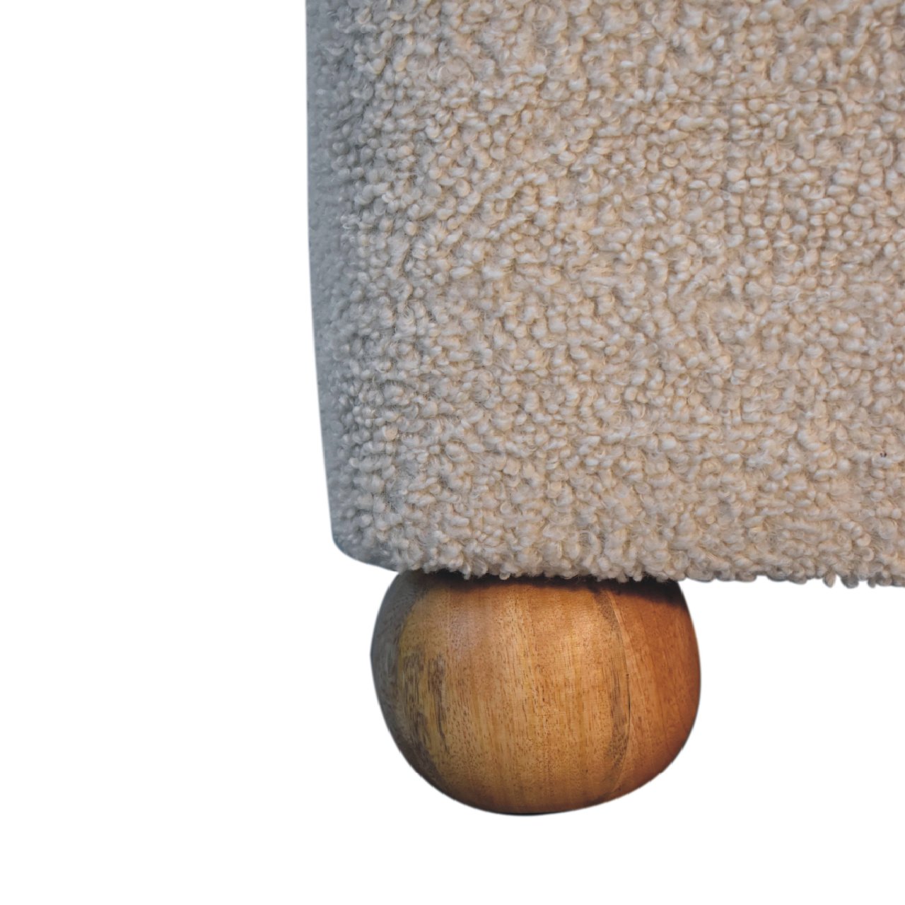 Serenity Square Footstool with Ball Feet